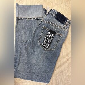 Ksubi Straight Leg Jeans, Medium Wash - 27